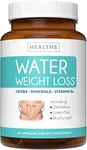 Water Pills - Natural Diuretic: Helps Relieve Bloating, Swelling & Water Retention for Water Weight Loss - Dandelion, Potassium, & Green Tea Herbal Relief Supplement - for Women & Men - 60 Capsules