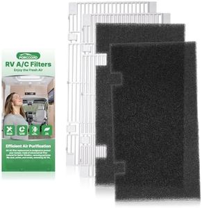 Forccord 2-Pcs Air Conditioner Grille For RV A/C Conditioner Ducted Air Grille Duo-Therm Air Conditioner Grille Replacement 3104928.019 RV Interior Parts & Accessories with Air Filter Pad