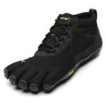 Vibram Men's V-Trek Black Insulated Hiking Shoe, Black, 9.5-10