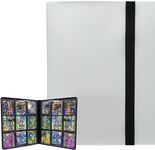 9 Pocket Trading Card Binder Holder, Sports card Album with Card Sleeves, Book Protection Trading Cards - 9 Pocket - Put up to 540 Cards(white)