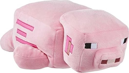 Minecraft Game Toys, Plush Figures and Accessories, Pig 12 inch, Collectible Gifts for Kids ​​​​​​