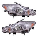 Driver and Passenger Halogen Headlights Headlamps Replacement for Nissan Murano 260601AA0A 260101AA0A