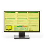 Crossbow Education: Monitor Overlay 21.5inch widecreen - Yellow