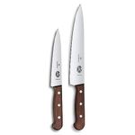 Victorinox Kitchen Wood Sets 2-Piece Carving Set with Knife (6" Chef's, 8½" Carving) Wood 5.1050.2G