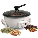 LEONEBEBE Coffee Roaster, 110V 800W Coffee Roaster Machine, 750g Non-Stick Electric Nut Peanut Cashew Chestnuts Coffee Bean Roasting Machine for Home Use