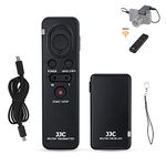 JJC Wireless Remote Control for Sony Z-V1 A1 A7RIV A7SIII A7III A7 A9III A9 RX0II RX100VII VI RX10IV A6600 A6100 A6000 FDR-AX700 AX43, Multi-Interface Remote Commander Replaces Sony RMT-VP1K & RM-VPR1