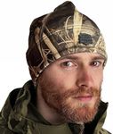 Klarny Outdoors Camo Orange Hunting Hat Premium High Performance Blaze Deer Thermolite Fleece Beanie Youth & Adult Sizing, Late Season