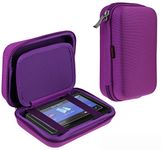 Navitech Purple Premium Travel Hard Carry Case Cover Sleeve for The Tomtom GO 620