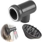 QUMOX Diffuser and Adaptor for Dyson Airwrap, Diffuser Attachment Compatible with Airwrap Styler Converting to Hair Dryer