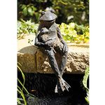 Coopers of Stortford Garden Ornament Sitting Frog Frost Resistant