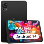 DOOGEE T20 Mini Android 14 Tablet, 8 inch Tablet, 1900 * 1200 IPS Display, 9GB RAM+128GB ROM 1TB TF, Octa Core Android Tablets, Tablet with Card Slots, 5060mAh, Widevine L1, 2.4/5GHz BT & WiFi, Black