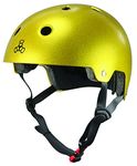 Triple 8 Brainsaver Helmet with EPS (Metallic Gold, X-Small/Small)