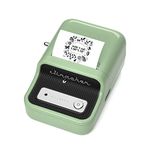 NIIMBOT B21S Label Maker with Tape (50 * 30mm label), Thermal Label Printer, Rechargeable Sticker Maker for Clothing, Address, Business (Green)