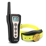 PetSpy P320N Dog Shock Collar with Remote for Dogs Training with Vibration and Tone Rechargeable and Waterproof E-Collar