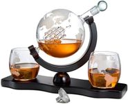 Whiskey & Wine Decanter Globe World