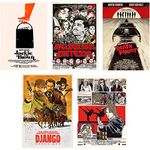 Tallenge - Quentin Tarantino Movies - Set of 10 Small Poster Paper (Paper,12 x 17 inches, Multicolour)