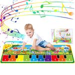 AniSqui Piano Mat for Kids, Large Size (43* 14 Inches) Dance Mats for Children, Birthday Gifts Present for Girls, Floor Piano Music Mat for Children