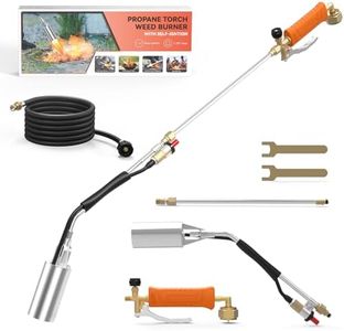 Brightpik Propane Torch Weed Burner with 11.5FT Hose, Weed Torch