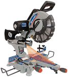 King Canada 8390N 12-Inch Sliding Dual Compound Miter Saw with Twin Laser, Grey