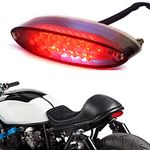 DREAMIZER Motorcycle Rear Light, 28 LED Motorcycle Running Stop Brake License Plate Tail Light