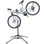 Yaheetech Heavy Duty Bike Repair Stand Bicycle Maintenance Workstand Folding Cycle Stand Mountain Bike Work Tool with a Front Wheel Stabilizer, 108-190 cm Height, Black
