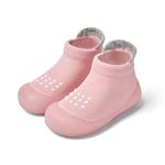 Bearbay Baby Sock Shoes Baby Walking Shoes Infant Non-Slip Breathable Slippers with Soft Rubber Sole Baby Boys Girls Sneakers Pink