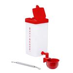 RentACoop 32oz(1L) Automatic Drinker - BPA-Free Waterer with Auto-Fill Cup - Suitable for Chicks, Quail, Pigeons, Doves, and Other Smaller Birds
