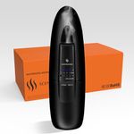 Plug-in Essential Oil Diffuser - Silent & Waterless Aromatherapy - Cold Air Diffusion, Wide Area Coverage up to 500 SqFt - Ideal for Home, Office, Spa (Plug-in Diffuser - Black)