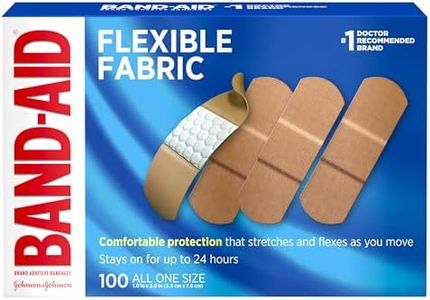 Band-Aid Brand Flexible Fabric Adhesive Bandages For Minor Wound Care, 100 Count
