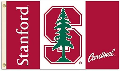 BSI PRODUCTS, INC. - Stanford 3’x5’ Flag with Heavy-Duty Brass Grommets - SU Football, Basketball and Baseball Pride - High Durability for Indoor and Outdoor Use - Great Gift Idea - Stanford
