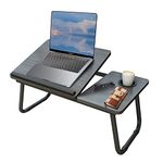 Bed Table Tray For Food Laptop With Cup Holder