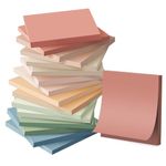 (16 Pack) Sticky Notes 3x3 in, Vintage Colors, Sticky Pads, Recyclable, Self-Stick Notes Pads, Easy to Post for Home, Office, Notebook, 55 Sheets/pad,880 Sheets Total