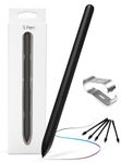 The AutoStory Replacement Stylus Pen for Samsung Galaxy Tab S7/S7+/S7 FE/S8/S8+/S8 Ultra/S9/S9+/S9 Ultra – Precise & Smooth Performance, 4096 Pressure Levels, Includes 5 Extra Nibs & Tweezers.(Black)