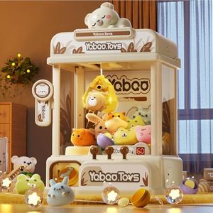 ORANGE OCEAN 57 PCS Large Claw Machine for Kids Girls Boys with Sound & Light, Claws Machine Toys for 3 4 5 6 7 8 Years Old Girls, Vending Claw Machine Arcade Game Toys for Kids Ages 3-4 4-6 4-8