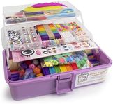 Olly Kids Arts and Crafts Supplies Set- 1000+ Pieces Giftable Craft Box for Kids: DIY Craft Supplies for Toddlers, School Project, and Homeschool