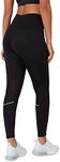 TCA Women's SuperThermal Performance Workout High Waisted Running Training Tights Leggings with Pocket - Black Rock, M