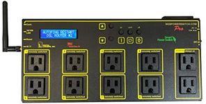 Digital Loggers Web-Controlled AC Power Switch with 8 Individually Switched Outlets and 2 Unswitched, Always-On Outlets (Pro)