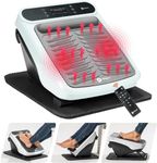 LifePro Foot Massager for Relaxing Calf & Foot Therapy - Vibrating Foot Massage Circulation Machine for Legs and Feet with Heat Combo -Under Desk Foot Massager for Pain Relief and Circulation of Blood