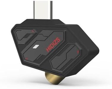 HIDIZS SD2 Amplificateur de casque portable Type-C vers adaptateur 3,5 mm Dongle DAC Décodeur audio haute résolution avec haute qualité audio, Noir