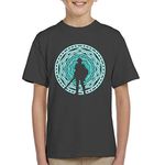 Cloud City 7 Twilight Realm Kid's T-Shirt Charcoal