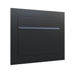 SORA - Modern Built-in Black Mailbox