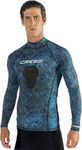 Cressi Hunter Rash Guard, camo Blue, XXXL