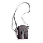 DailyObjects PET Charcoal Cobble Sling Crossbody Bag for Men & Women I 100% Recycled from Used Plastic Bottles I Stylish, Durable, Travel Friendly Handbag with MultiIutility | Handcrafted In India