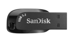 SANDISK Ultra Shift 256GB, USB 3.0, Flash Drive, 100MB/s R, Pendrive, Black (SDCZ410-256G-I35)