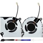 S-Union New CPU+GPU Cooling Fan Replacement for Nitro 5 AN515-43, AN515-54, AN517-51, Acer Nitro 7 AN715-51 Series Game Laptop (with Thermal Paste and Spatula)