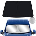 YEGZA Car Sun Shade for 2015-2024 Ford Transit Accessories Connect Passenger Wagon Cargo Crew Van 150 250 350 XL XLT Accessories Sunshade Windshield Visor Cooler Protector Front Windows Cover Shield