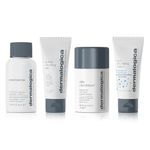 Dermalogica Discover Healthy Skin Kit | Includes: Precleanse, Face Wash, Face Exfoliator, & Moisturizer | Wash Away Impurities to Reveal Glowing Skin