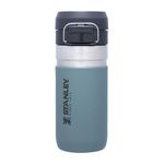 Stanley Quick Flip Stainless Steel Water Bottle 0.47L - Keeps Cold For 7 Hours - Leakproof - BPA-Free Thermal Flask - Dishwasher Safe - Cup Holder Compatible - Shale