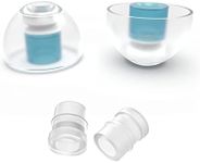 SpinFit CP100 Plus for IEM - XL - Medical Grade Silicone Patented Eartips, Secure Fit and Supreme Comfort, Reduce Allergic Reaction, One Set Fits Normal and Thin Nozzles(2 Pairs)(with Inserts)