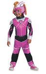 Skye Deluxe Toddler Costume, Official Paw Patrol Halloween Outfit with Armor and Headpiece for Kids, Size (3T-4T)